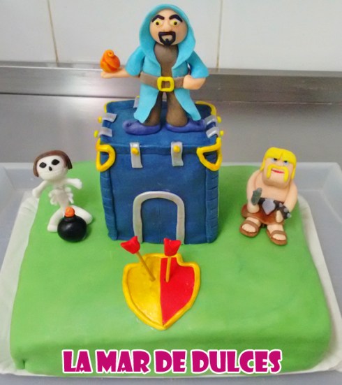 Tarta fondant de Clash of Clans Sevilla