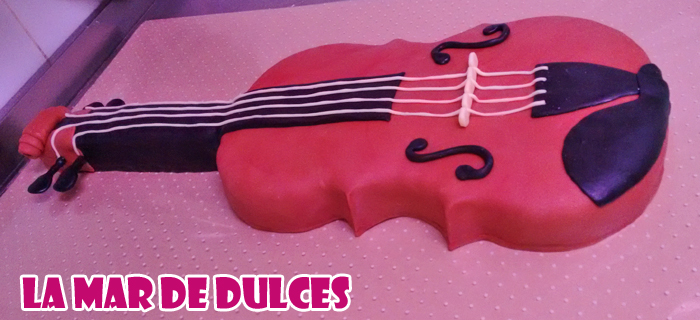 Tarta fondant de viola Sevilla